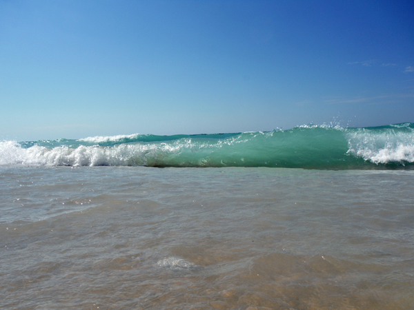 big waves on Lake Michigan